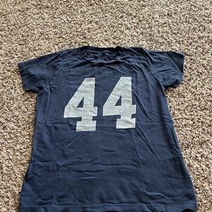Navy T-Shirt with White Number 44